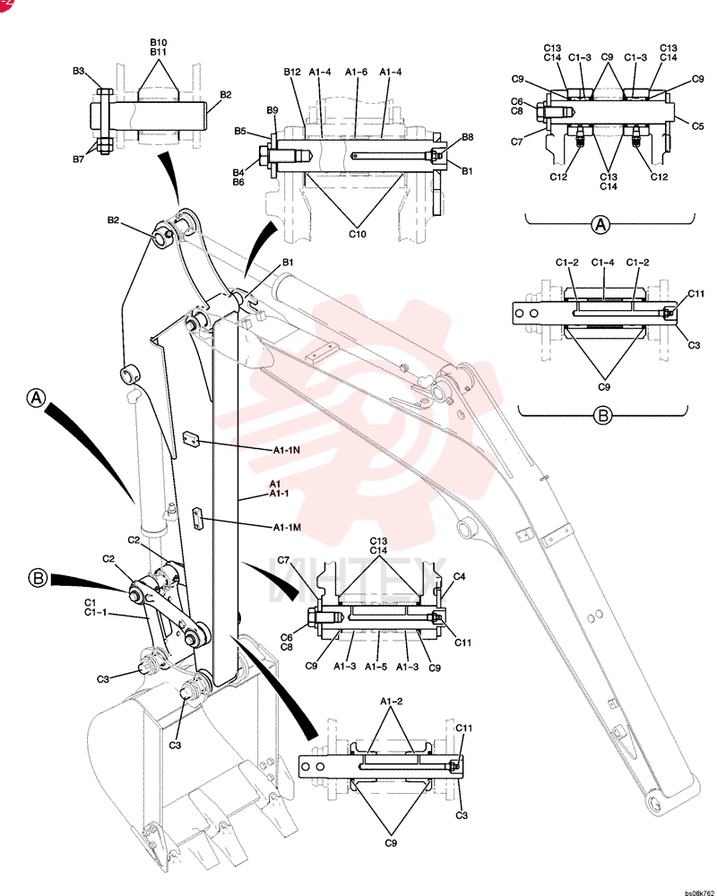 ARM ASSEMBLY, LONG PV12B00127F1