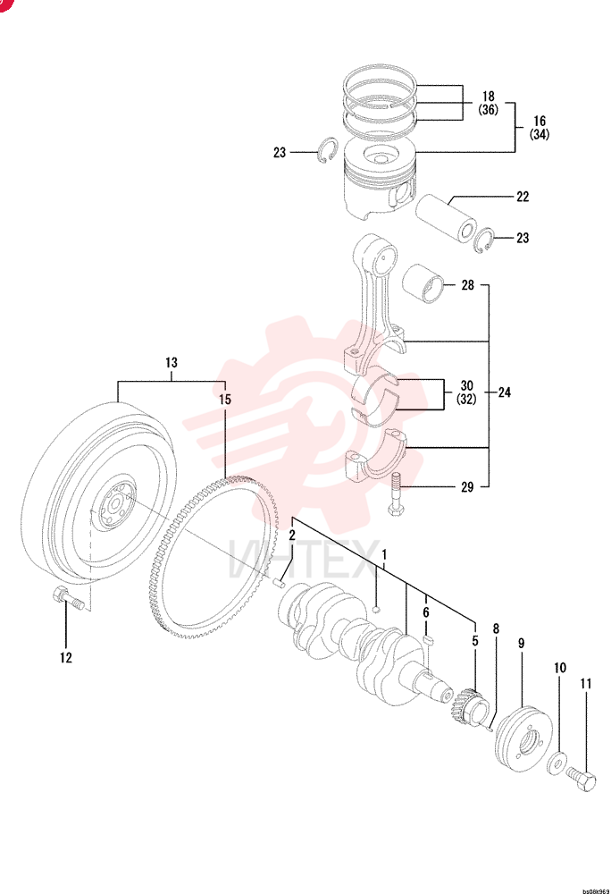 CRANKSHAFT VV11980221001