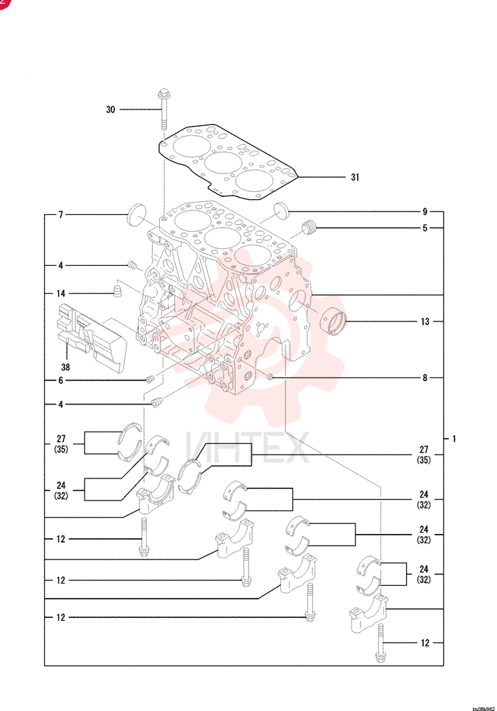 CYLINDER BLOCK VV71980201560