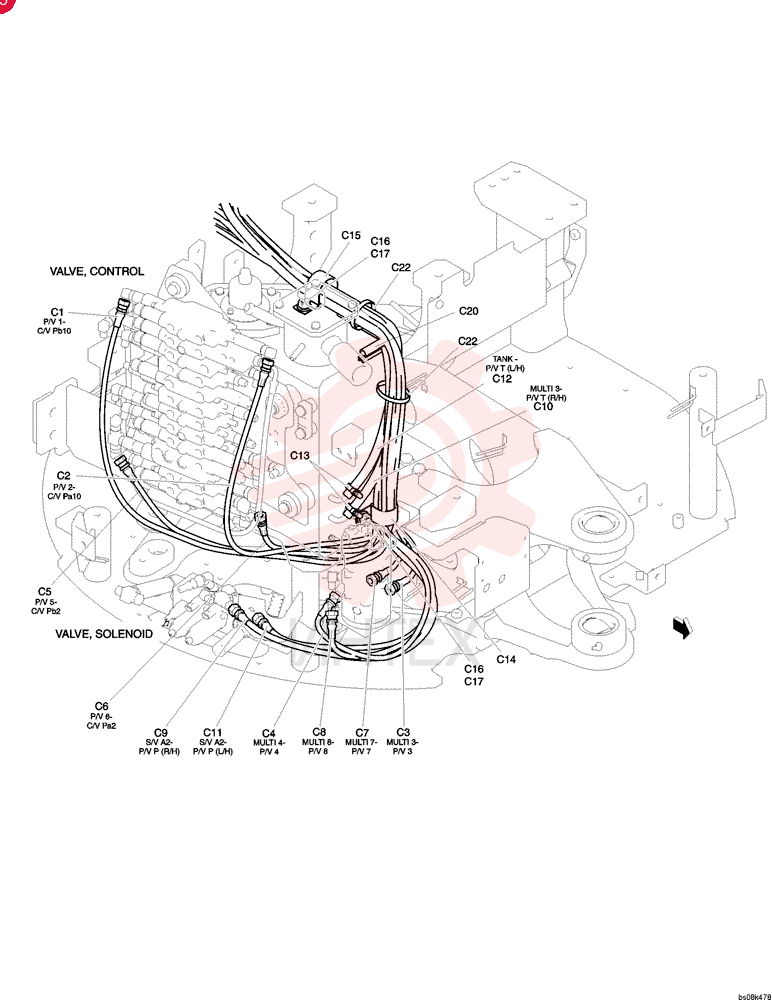 HOSE,4.8mm ID x 1900mm L