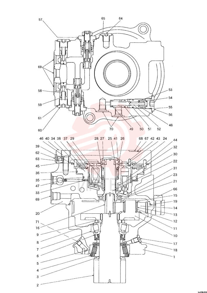 HYDRAULIC MOTOR PM15V00020F1 (1)