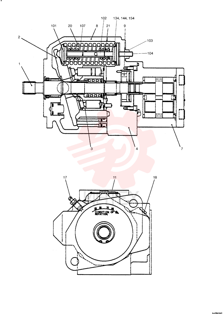 HYDRAULIC PUMP PM10V00017F1
