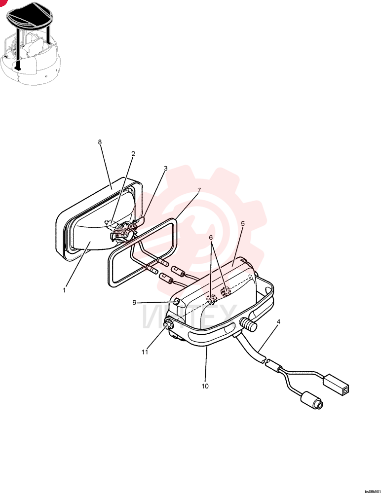 LIGHT ASSY. PW80S00003F1