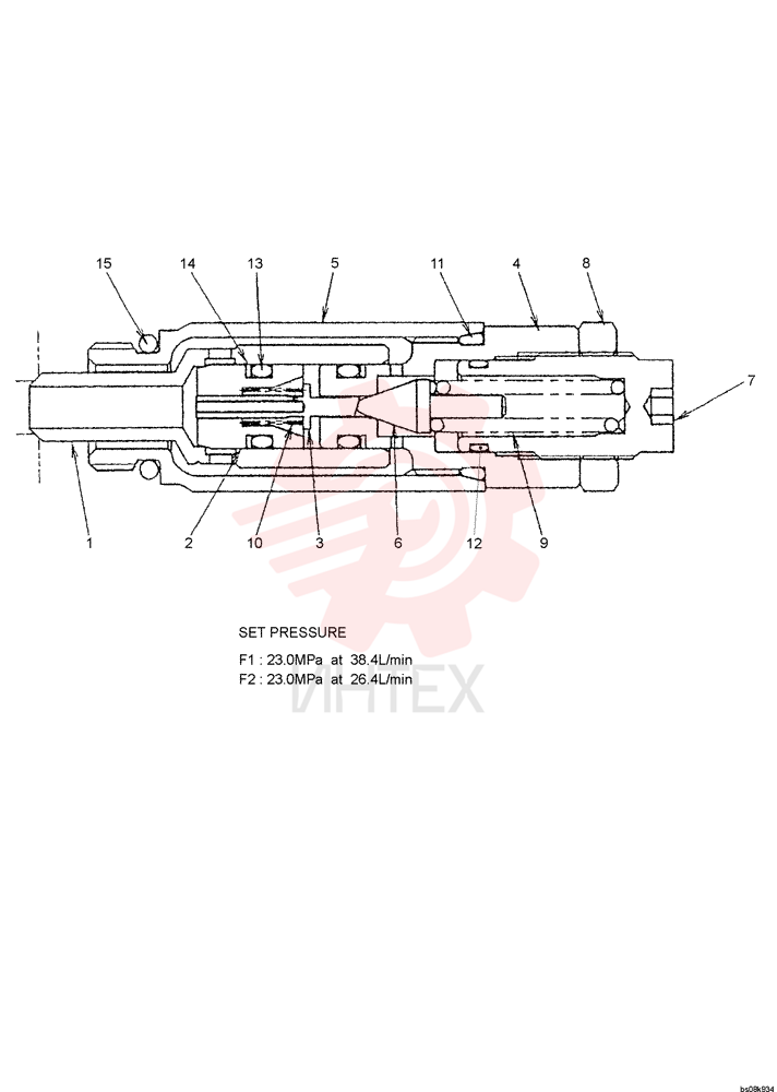 VALVE PRESSURE RELIE PX22V00004F1