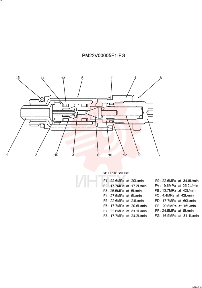 BLEEDER VALVE PM22V00005F1