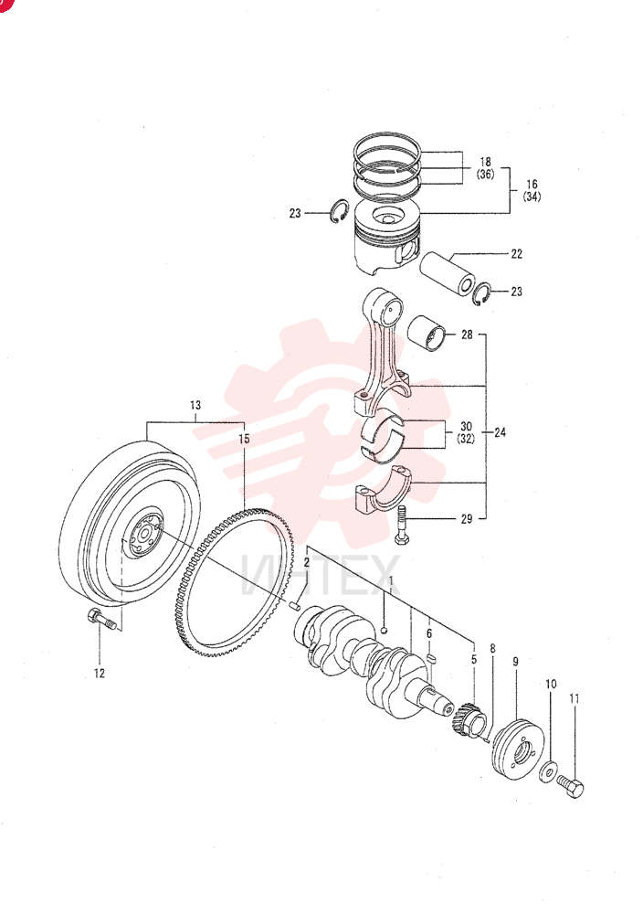 CRANKSHAFT VV11980221001