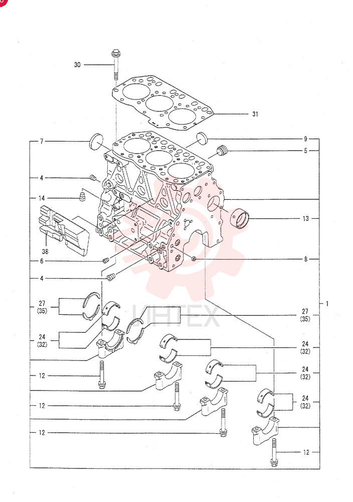 CYLINDER BLOCK VV71980201560