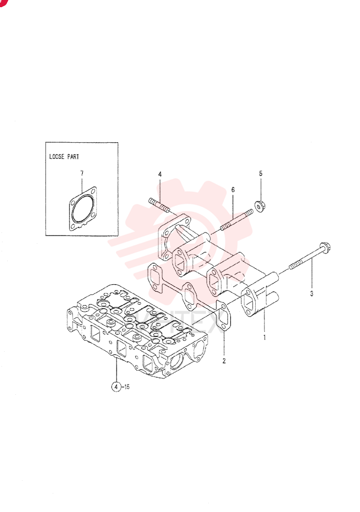 EXHAUST MANIFOLD VV11980213129