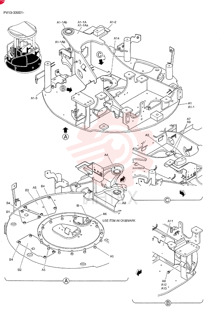 FRAME UPPER PV52F00024P1