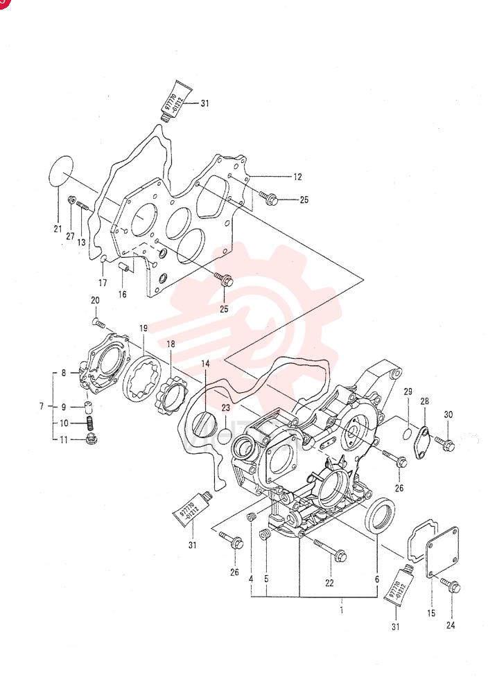 HOUSING ASSY. VV71980201500