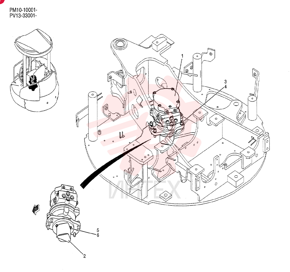 HYDRAULIC MOTOR PM15V00020F1 (2)