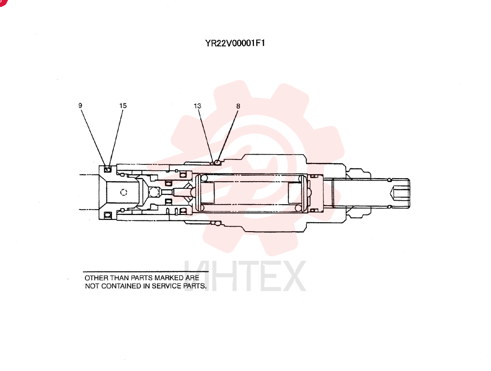 HYDRAULIC VALVE YR22V00001F1