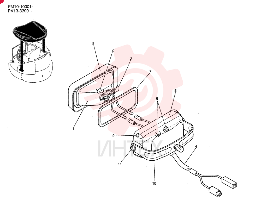 LIGHT ASSY. PW80S00003F1