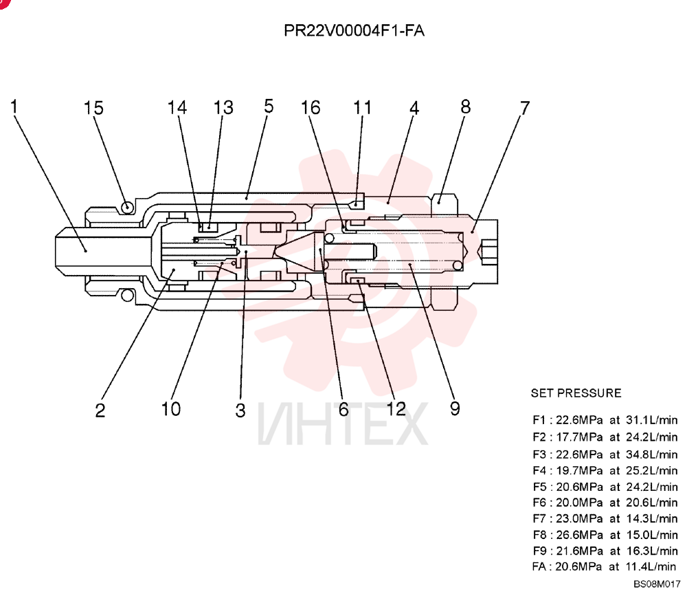 VALVE PR22V00004F1