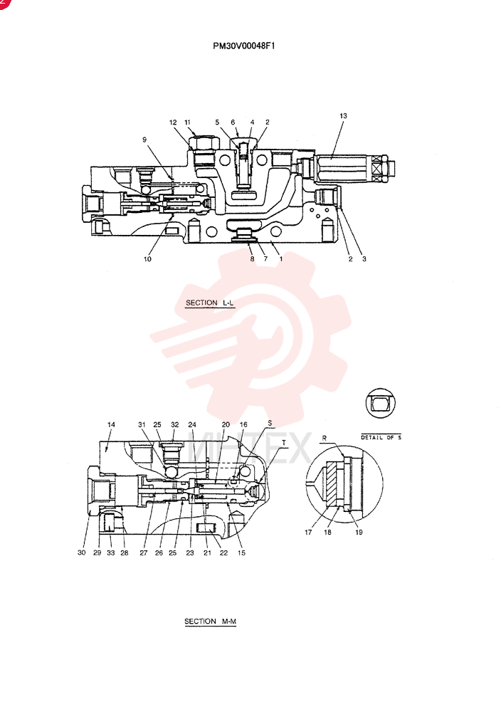 VALVE SECTION PM30V00048F1