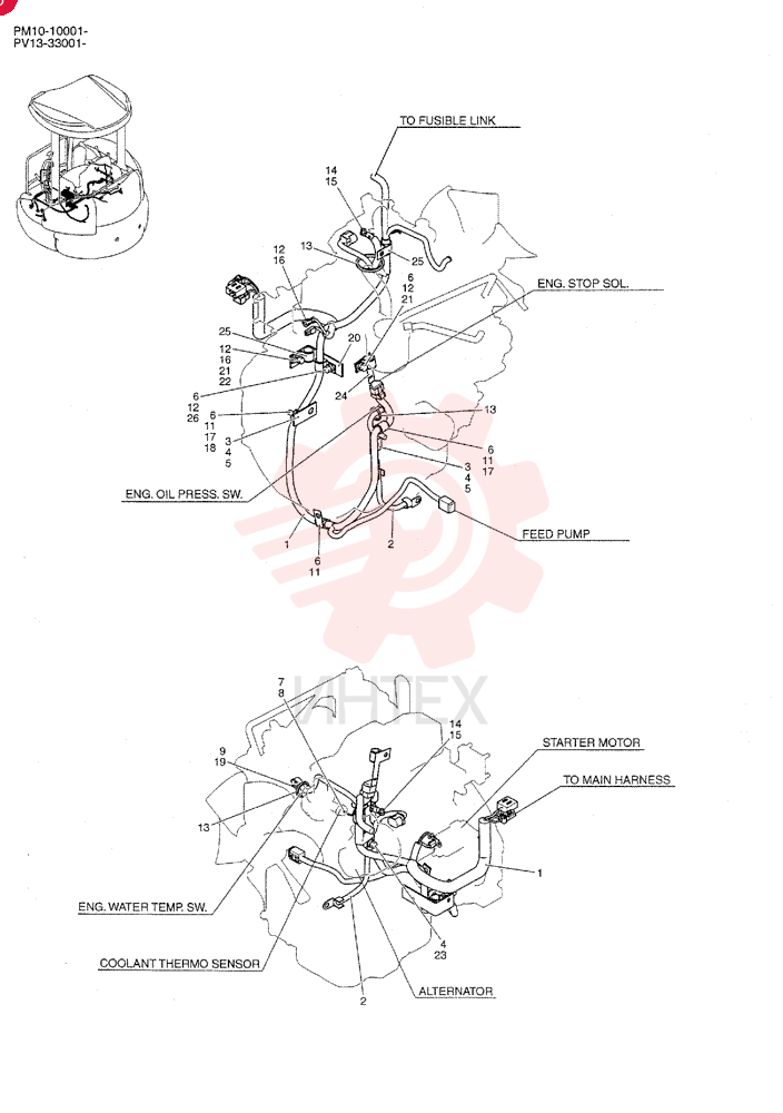 WIRE HARNESS PM16E01026P2