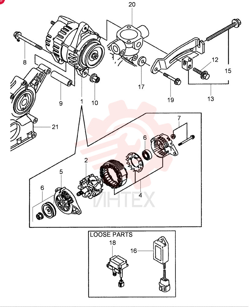 ALTERNATOR VV11983677201