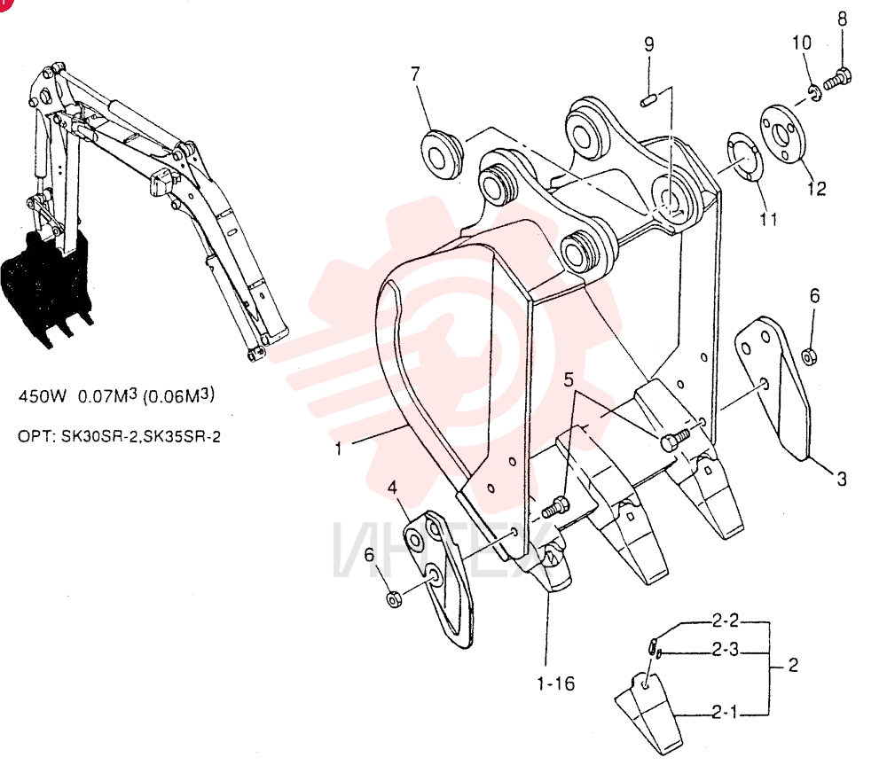 BUCKET ASSY PR61B00018F1
