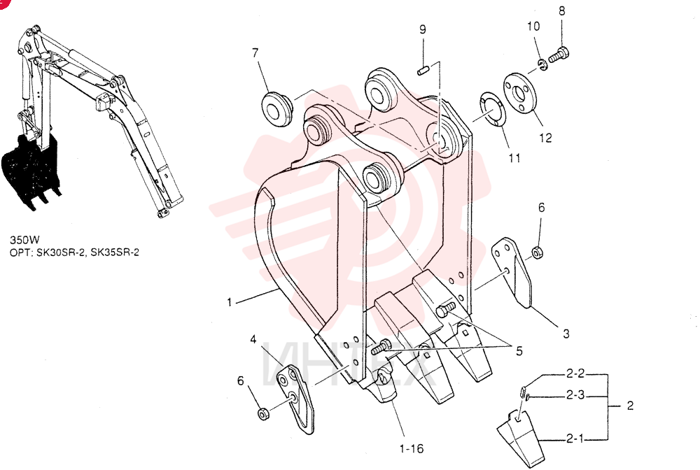 BUCKET ASSY PW61B00045F1