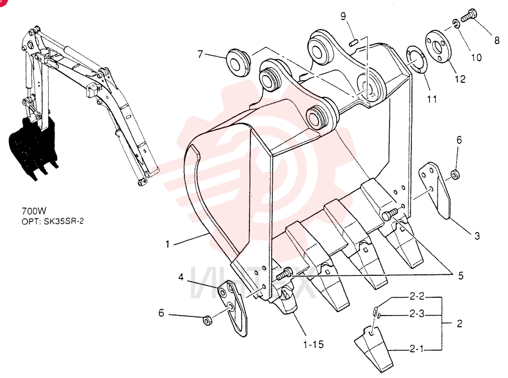 BUCKET ASSY PX61B00042F1