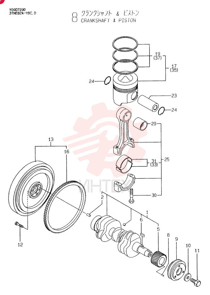 CRANKSHAFT VV11981321000