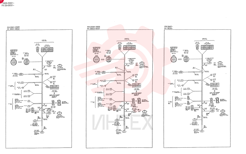 HARNESS ASSY, UPP (For CANOPY) PW13E00003F1 (4)