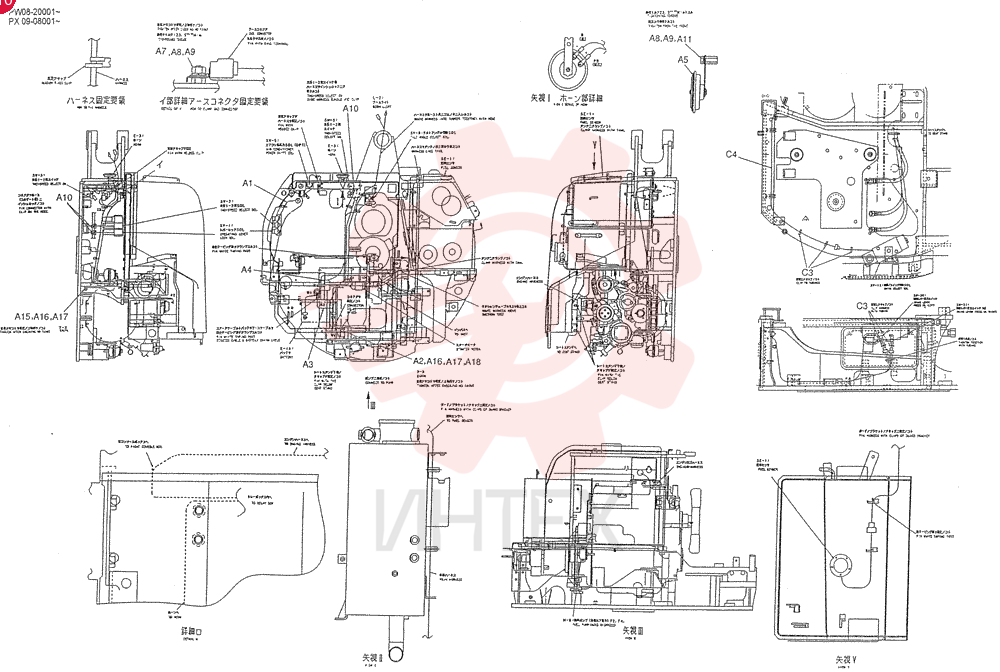 HARNESS ASSY, UPP (For CANOPY) PW13E00003F1 (5)
