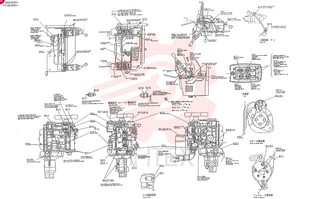 HARNESS ASSY, UPP (For CANOPY) PW13E00003F1 (7)