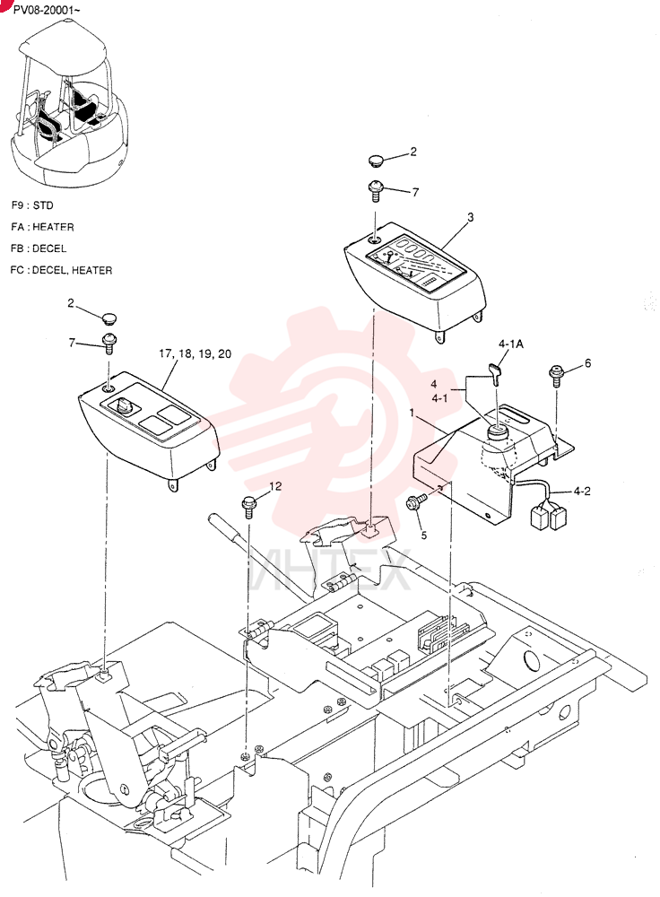 PANEL ASSY, INSTRUMENT(for STD) PM17M00006F9