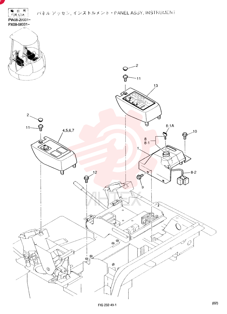PANEL ASSY, INSTRUMENT (For STD) PM17M00006FD