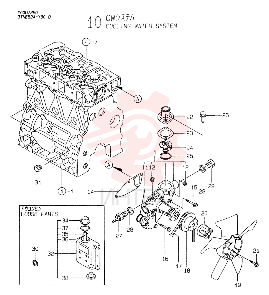 WATER PUMP VV11981042001