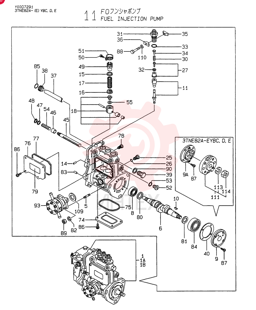 FUEL INJECTION PUMP VV71983351360