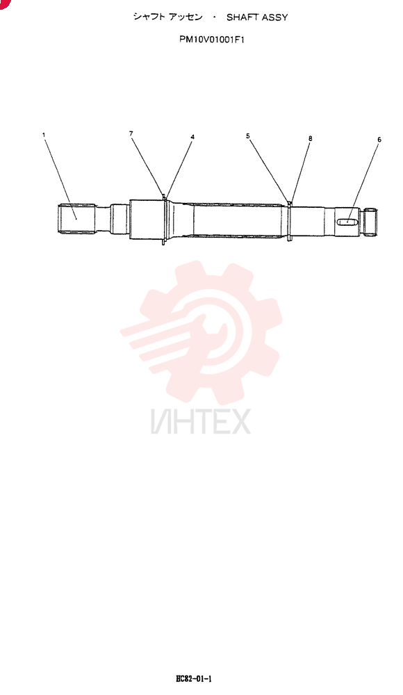 SHAFT PW10V01001F1