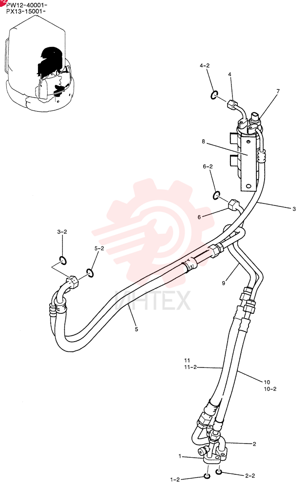 A/C HOSE PW20M01198F1