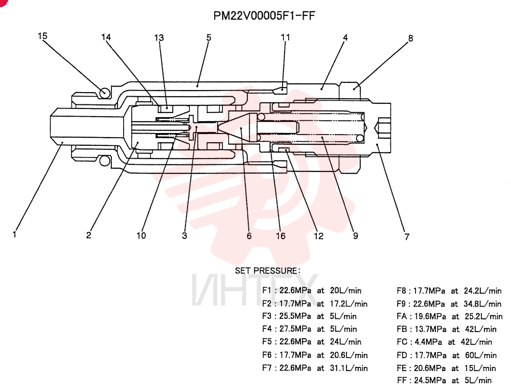BLEEDER VALVE PM22V00005F1