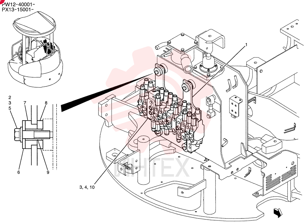 BRACKET PW64H01092P1