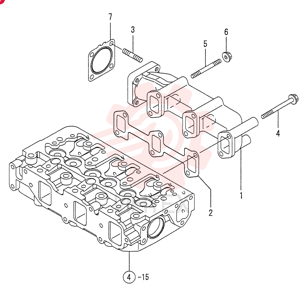 EXHAUST MANIFOLD VV12900413129