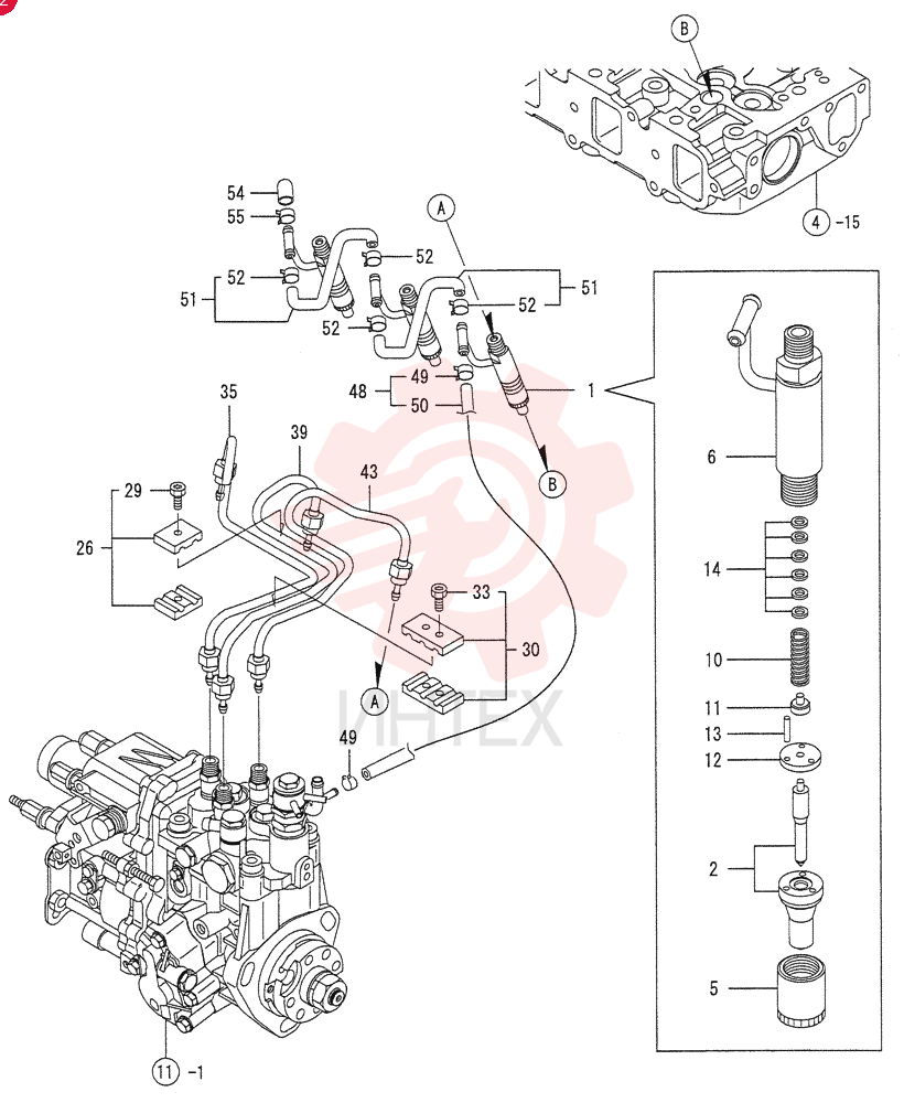 FUEL SYSTEM INJECTOR VV72924553100