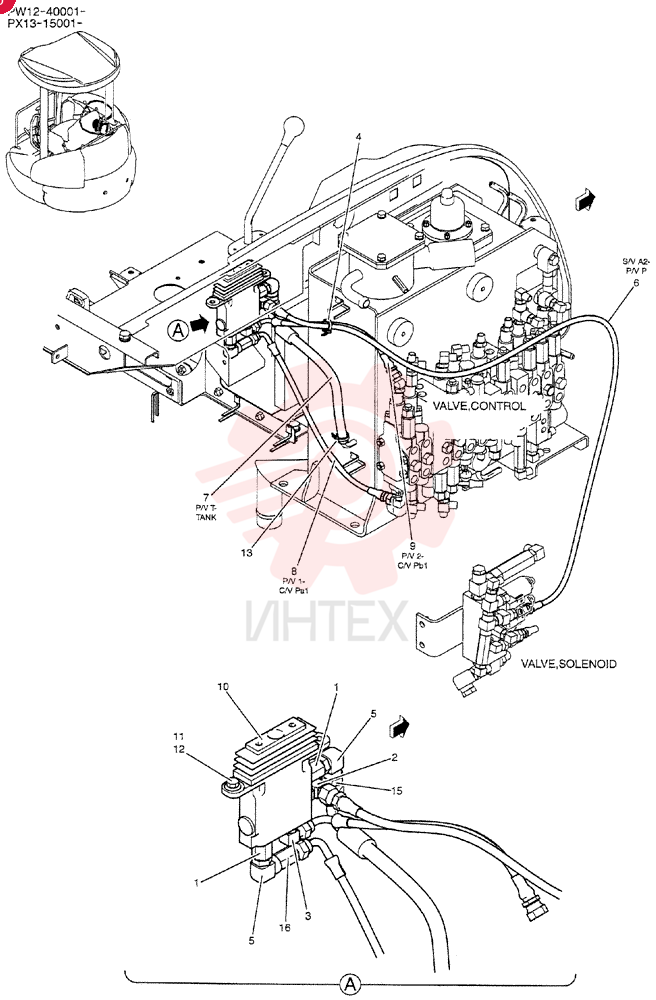 HYD CONNECTOR 2444Z2525 (2)