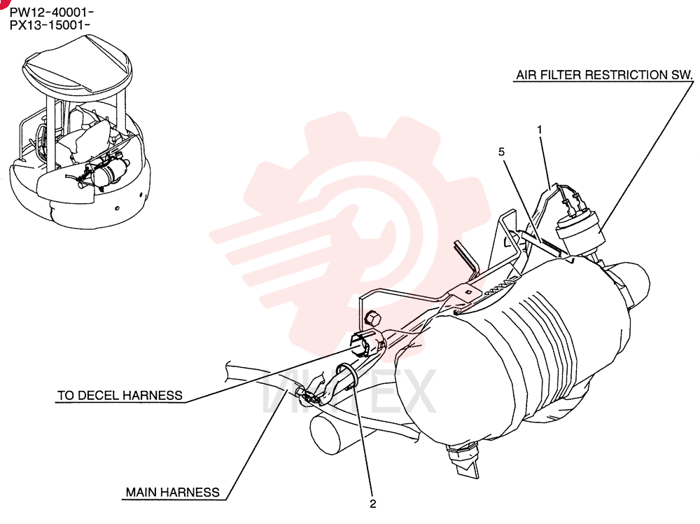 WIRE HARNESS PW11E01044D1