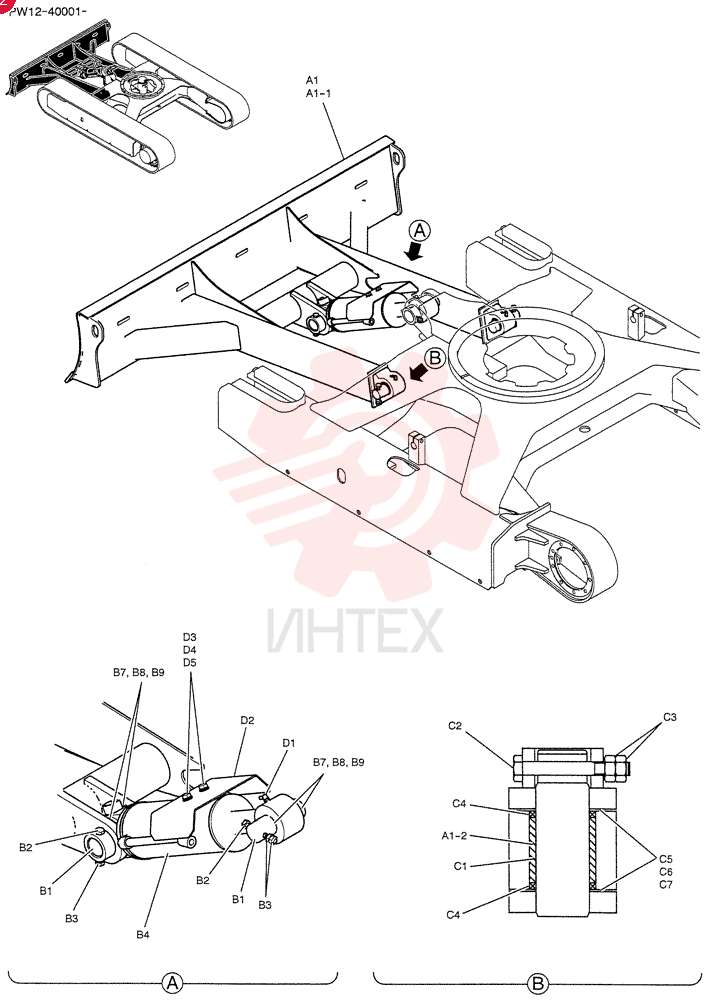 DOZER BLADE PW51B00083F1