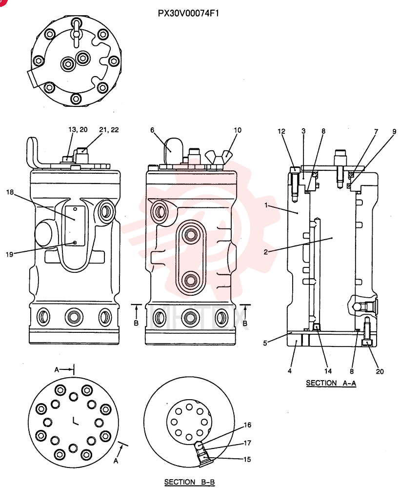 HOUSING PX30V01037P1