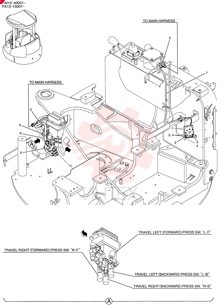 REVERSE ALARM,DC12V, 0.3 Amp