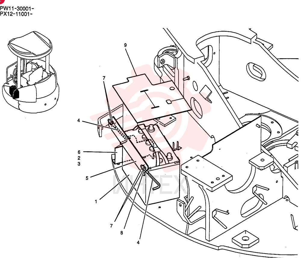 BATTERY INSTAL PW72E00008F1