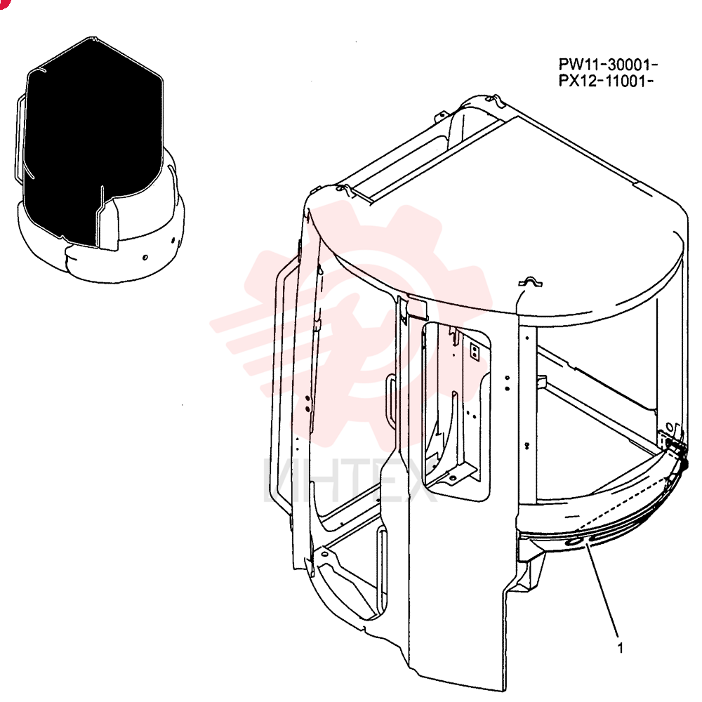 CAB INSTAL PW02C00024F1