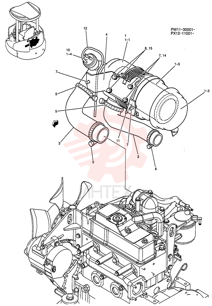 Cleaner Assembly, Air PW11P00012F1