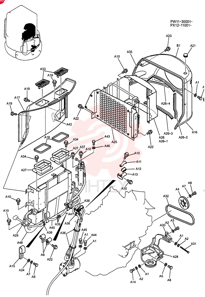 COOLER ASSY. PW20M00028F1