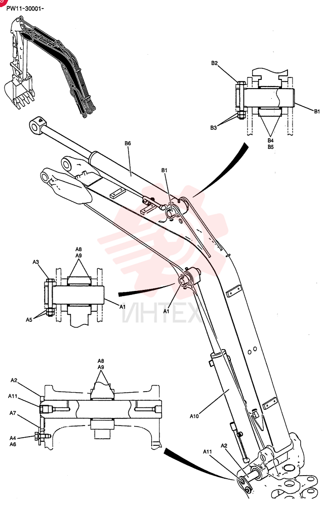 CYLINDER INSTAL PW02B00110F1