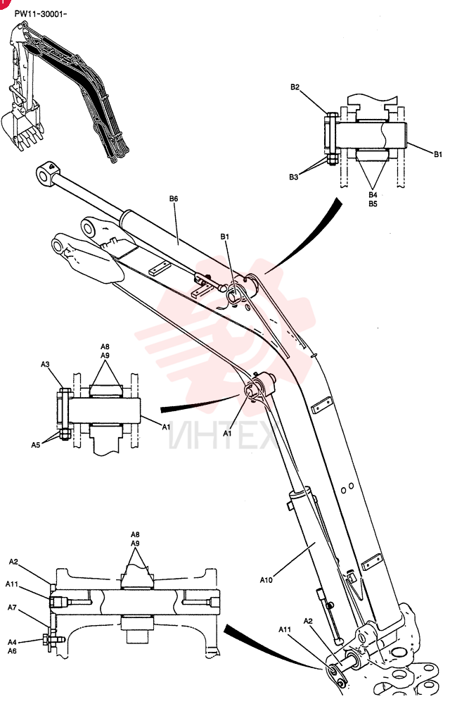 CYLINDER INSTAL PW02B00108F1