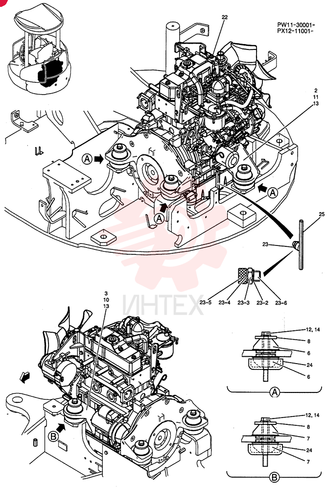 ENGINE INSTAL PW02P00011F1